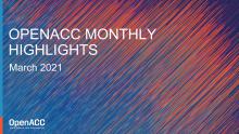 OpenACC Monthly Highlights: March 2021