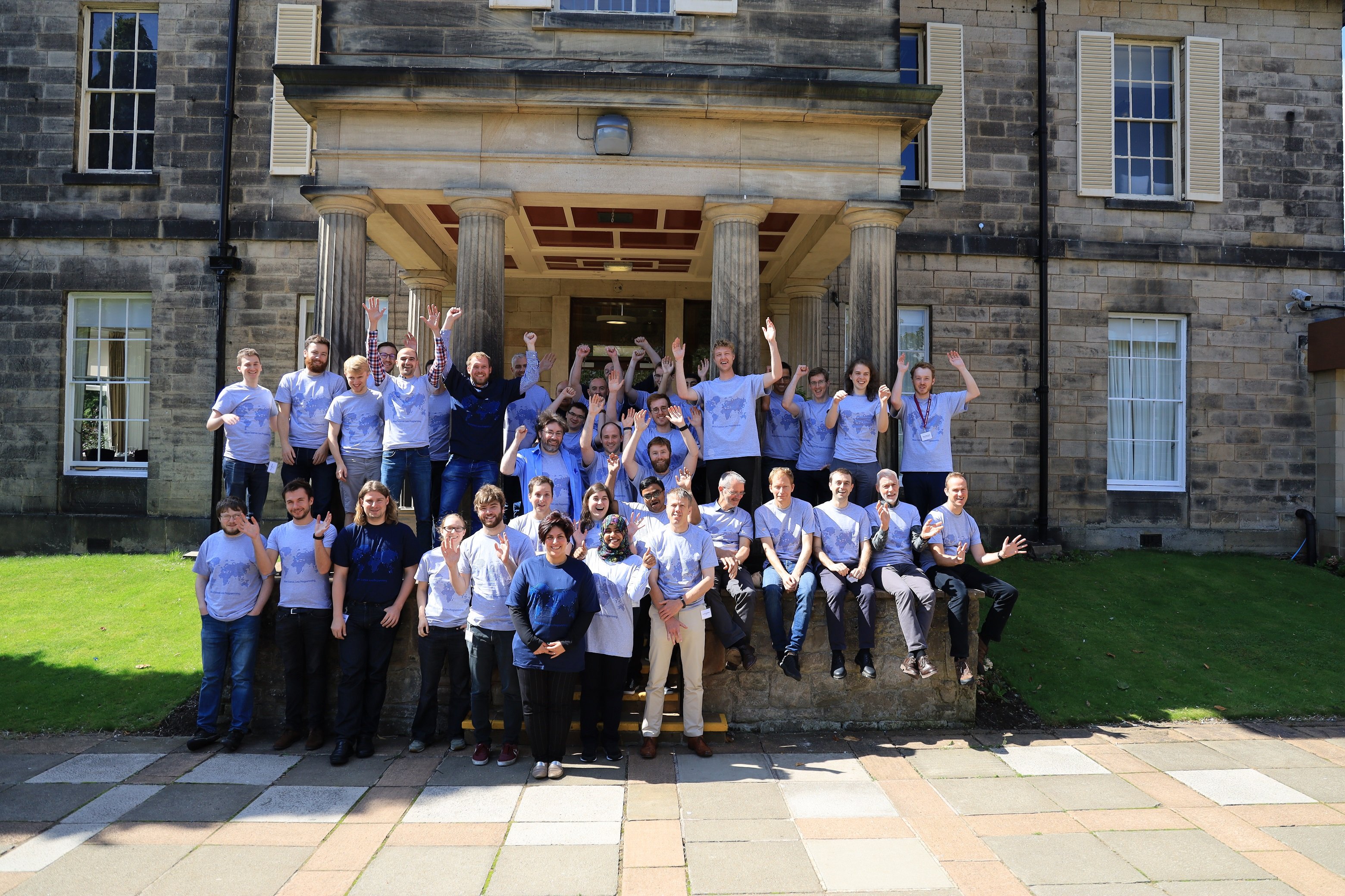 University of Sheffield GPU Hackathon attendees.