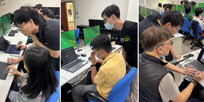 Participants at the NCHC LLM Bootcamp