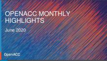 OpenACC Monthly Highlights Slideshare: June 2020