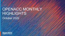 OpenACC Monthly Highlights: October 2020