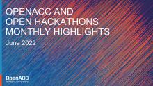 OpenACC and Open Hackathons Monthly Updates June 2022