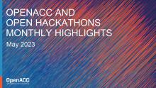 OpenACC and Hackathons Monthly Updates May 2023